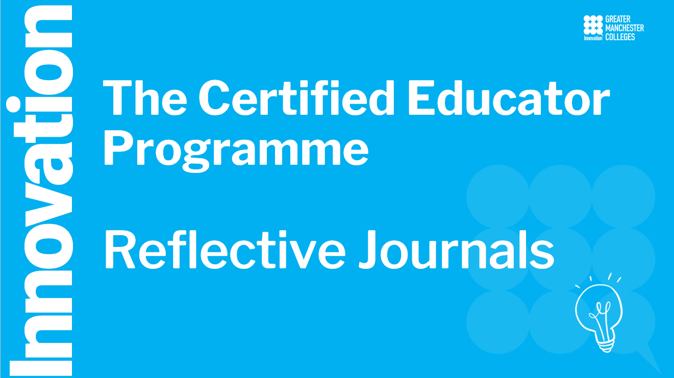 Certified Educator Reflective Journals